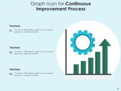 Continuous Improvement Icon Business Development Growth Employee Development