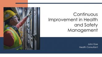 Continuous Improvement In Health And Safety Management PPT Mockup AT
