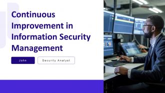 Continuous Improvement In Information Security Management PPT Graphics AT
