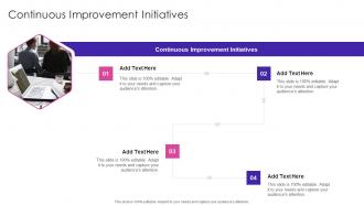 Continuous Improvement Initiatives In Powerpoint And Google Slides Cpb