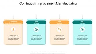 Continuous Improvement Manufacturing In Powerpoint And Google Slides Cpb
