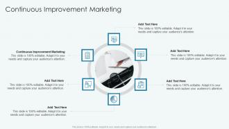 Continuous Improvement Marketing In Powerpoint And Google Slides Cpb