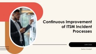 Continuous Improvement Of ITSM Incident Processes PPT Information AT