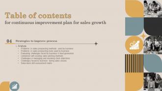Continuous Improvement Plan For Sales Growth Powerpoint Presentation Slides Attractive Content Ready