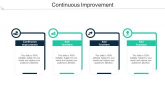 Continuous Improvement Ppt Powerpoint Presentation Summary Designs Cpb