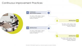 Continuous Improvement Practices In Powerpoint And Google Slides Cpb