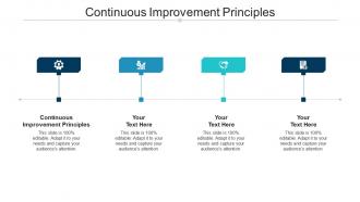Continuous improvement principles ppt powerpoint presentation portfolio cpb