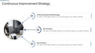 Continuous Improvement Strategy In Powerpoint And Google Slides Cpb