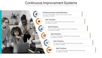 Continuous Improvement Systems In Powerpoint And Google Slides Cpb