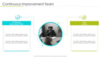 Continuous Improvement Team In Powerpoint And Google Slides Cpb