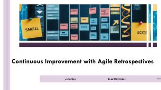 Continuous Improvement With Agile Retrospectives PPT Demonstration AT