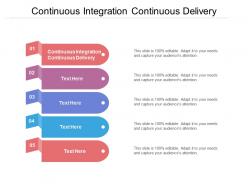 Continuous integration continuous delivery ppt powerpoint presentation ideas cpb