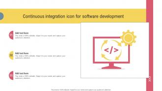 Continuous Integration Icon For Software Development