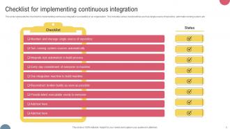 Continuous Integration Powerpoint Ppt Template Bundles Engaging Slides