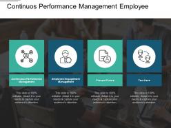 Continuous performance management employee engagement management present future cpb