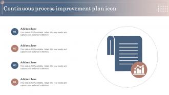Continuous Process Improvement Plan Icon