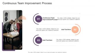 Continuous Team Improvement Process In Powerpoint And Google Slides Cpb