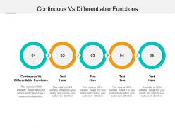 Continuous vs differentiable functions ppt powerpoint presentation professional diagrams cpb