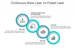 Continuous wave laser vs pulsed laser ppt powerpoint presentation slides portrait cpb
