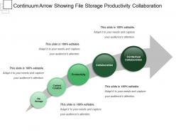 Continuum Arrow Showing File Storage Productivity Collaboration