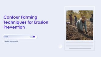 Contour Farming Techniques For Erosion Prevention PPT Sample AT