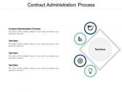 Contract administration process ppt powerpoint presentation layouts graphics cpb