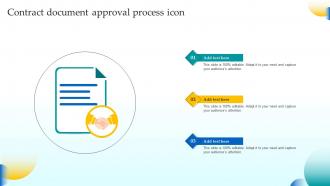 Contract Document Approval Process Icon