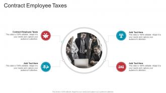 Contract Employee Taxes In Powerpoint And Google Slides Cpb