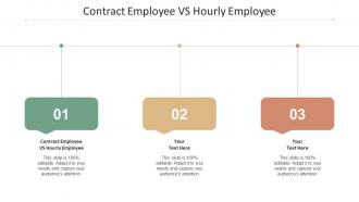 Contract Employee Vs Hourly Employee Ppt Powerpoint Presentation Professional Background Image Cpb
