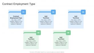Contract Employment Type In Powerpoint And Google Slides Cpb