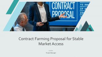 Contract Farming Proposal For Stable Market Access PPT PowerPoint AT Contract Farming Proposal For Stable Market Access PPT PowerPoint AT