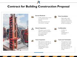 Contract for building construction proposal ppt powerpoint presentation inspiration mockup
