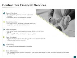 Contract for financial services ppt powerpoint presentation outline gridlines