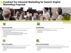 Contract for inbound marketing for search engine marketing proposal ppt guide