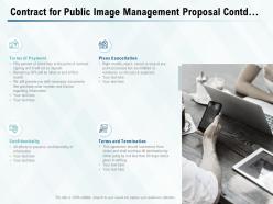 Contract for public image management proposal contd ppt powerpoint presentation ideas