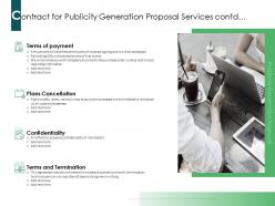 Contract for publicity generation proposal services contd ppt powerpoint presentation inspiration