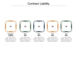 Contract liability ppt powerpoint presentation infographic template images cpb