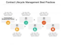 Contract lifecycle management best practices ppt powerpoint presentation layouts styles cpb