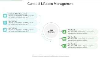 Contract Lifetime Management In Powerpoint And Google Slides Cpb