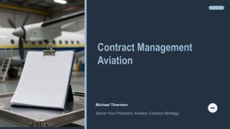 Contract Management Aviation PPT Powerpoint VA