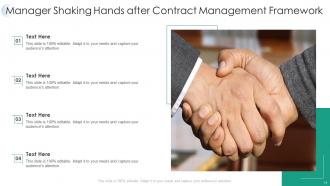 Contract Management Framework Powerpoint Ppt Template Bundles