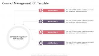 Contract Management KPI Template In Powerpoint And Google Slides Cpb