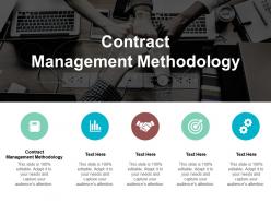 Contract management methodology ppt powerpoint presentation summary shapes cpb
