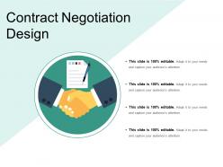 Contract negotiation design powerpoint slide