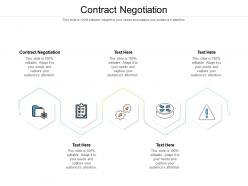 Contract negotiation ppt powerpoint presentation inspiration slides cpb