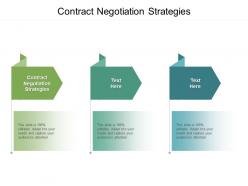 Contract negotiation strategies ppt powerpoint presentation professional shapes cpb