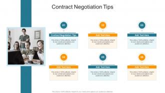 Contract Negotiation Tips In Powerpoint And Google Slides Cpb
