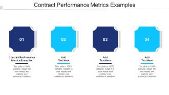 Contract Performance Metrics Examples Ppt Powerpoint Presentation Inspiration Cpb