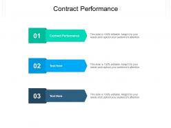 Contract performance ppt powerpoint presentation infographic template visuals cpb