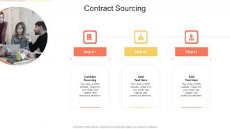 Contract Sourcing In Powerpoint And Google Slides Cpb